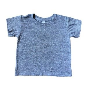 American Apparel Baby T-Shirt Size 12-18M Heather Gray Short Sleeve Tee Soft